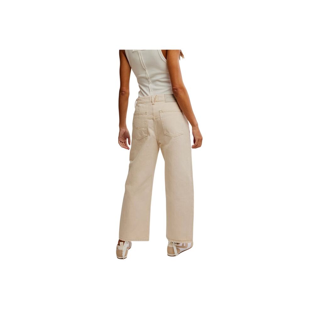 We the Free Deep Trance Dropped Boyfriend Jeans in casual khaki, size 33 NWT - Picture 8 of 9